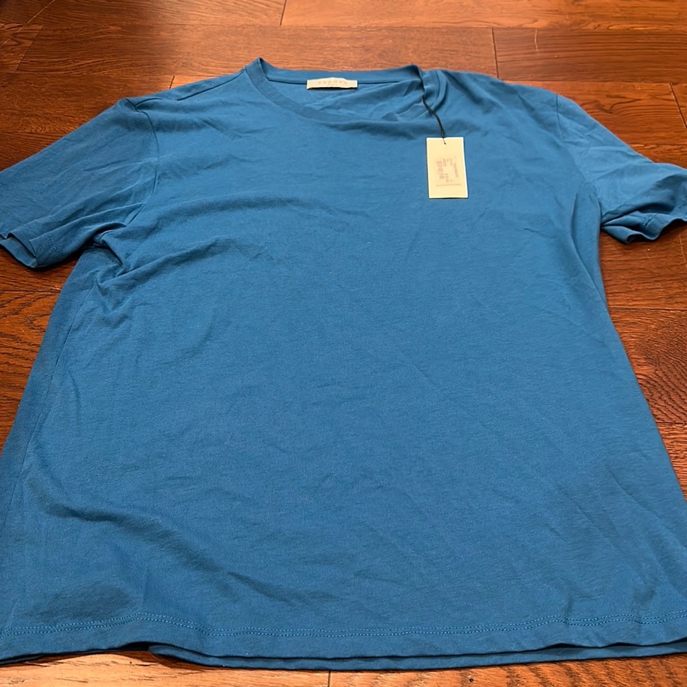 Sandro. Men’s, short sleeved, blue t shirt. NWT.